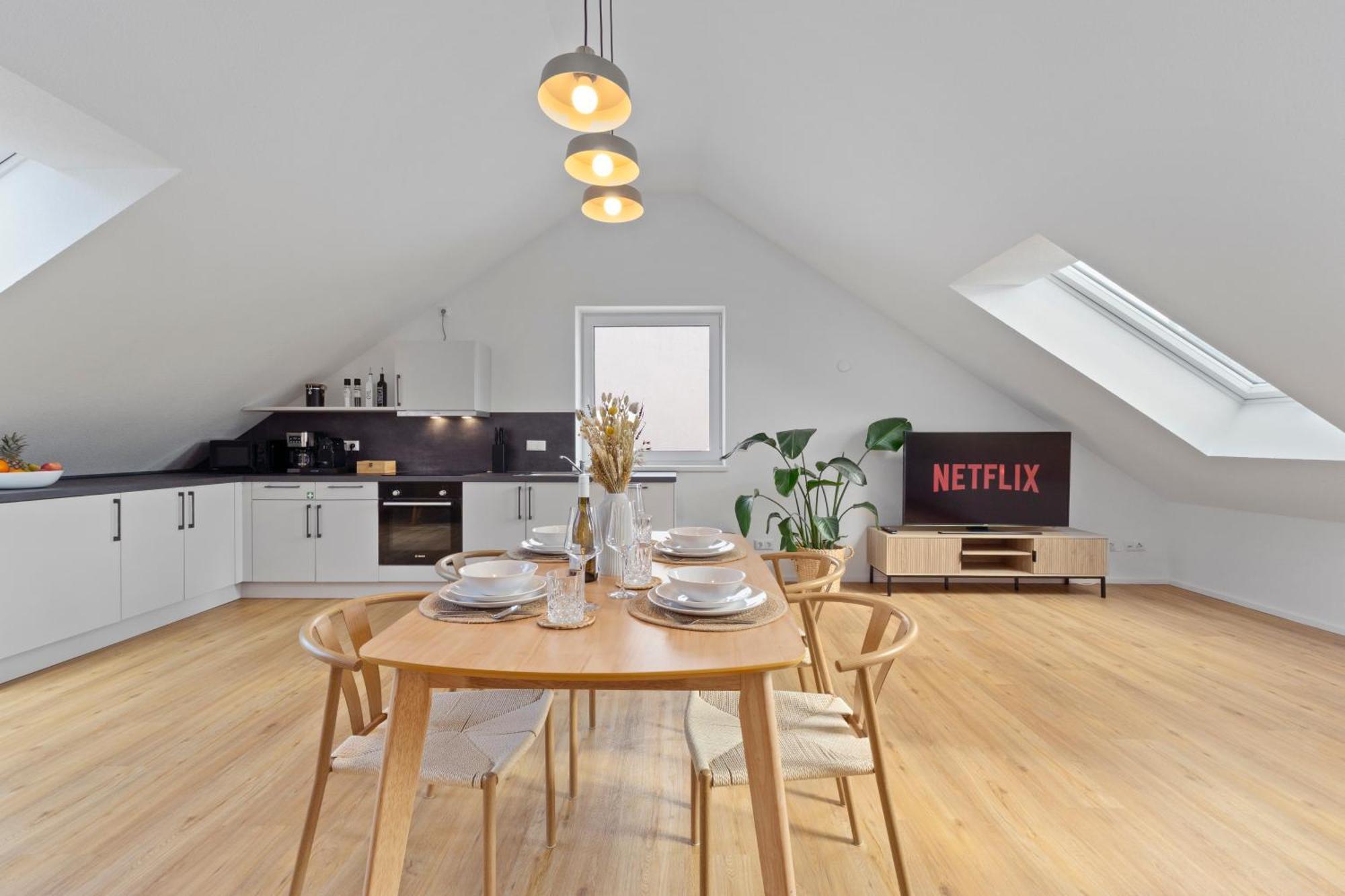 Charmante Design-Apartments In Top Lage - Naehe Altstadt - Parkplaetze - Netflix Bad Kreuznach Luaran gambar