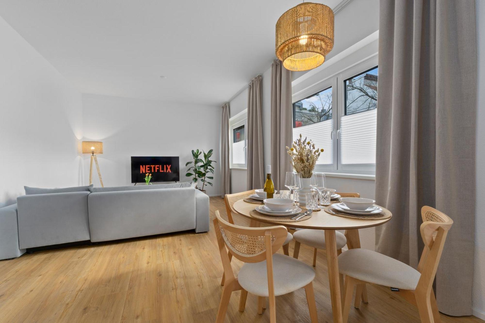 Charmante Design-Apartments In Top Lage - Naehe Altstadt - Parkplaetze - Netflix Bad Kreuznach Luaran gambar